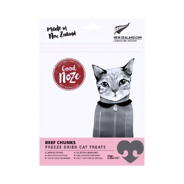 Good Noze Treat Freeze-Dried Beef Chunks 65g x2